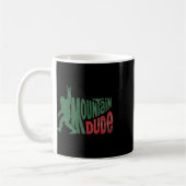 Lustiger Bigfoot-Wanderberg-Typ-Design Kaffeetasse (Links)