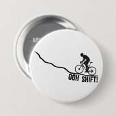 Lustiger Biker benutzt Schalthebel Button (Vorne & Hinten)
