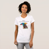 Lustiger Bikini-Dachshund T-Shirt (Vorne ganz)