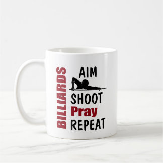 Lustiger Billard Poolbillard-Tisch Ziel-Witz Kaffeetasse