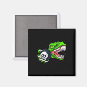 Lustiger Billard T-Rex Kunst Billard Pool P Magnet (Vorderseite/Rückseite)