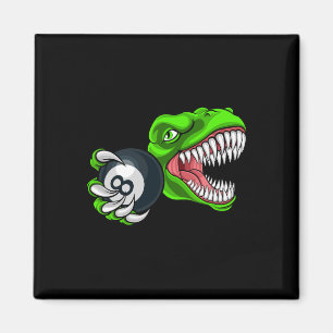 Lustiger Billard T-Rex Kunst Billard Pool P Magnet