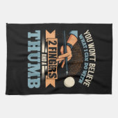 Lustiger Billardpool Geschirrtuch (Horizontal)