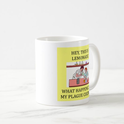 lustiger Biologie-Labradorwitz, lustiger Kaffeetasse (VorderseiteRechts)