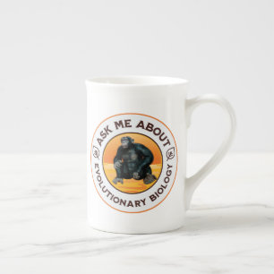 Lustiger Biologie-Lehrer Evolution Humor Geschenk Porzellantasse