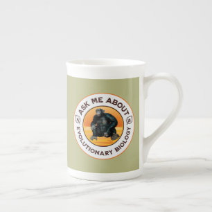 Lustiger Biologie-Lehrer Evolution Humor Geschenk Porzellantasse