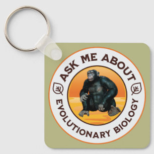Lustiger Biologie-Lehrer Evolution Humor Geschenk Schlüsselanhänger
