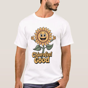 Lustiger Biologie-Wortwitz Chlorofeel Gute Wissens T-Shirt