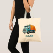 Lustiger blauer gelber Kipper Tragetasche (Vorderseite (Produkt))