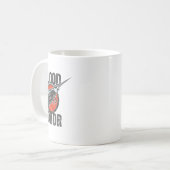 Lustiger Blutspender Kaffeetasse (Vorderseite Links)