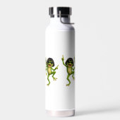 Lustiger Bob-Frisur-Frosch-Meme-Geschenk-Wasserfla Trinkflasche (Links)