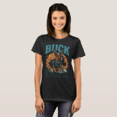 Lustiger Bock – lasst uns campen T-Shirt (Vorne ganz)