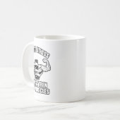Lustiger Bodybuilder Kaffeetasse (Vorderseite Links)