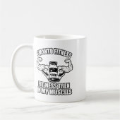 Lustiger Bodybuilder Kaffeetasse (Links)
