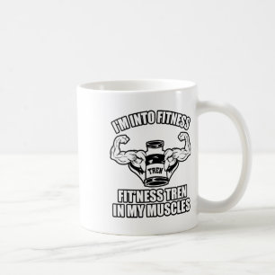 Lustiger Bodybuilder Kaffeetasse