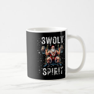 Lustiger Bodybuilding Swoly Geist Santa Humor Weih Kaffeetasse