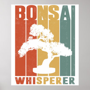 Lustiger Bonsai-Baum Lustiger japanischer Bonsai-B Poster
