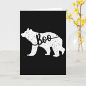 Lustiger Boo-Bär Spitzname passendes Shirt  Karte (Gelbe Blume)