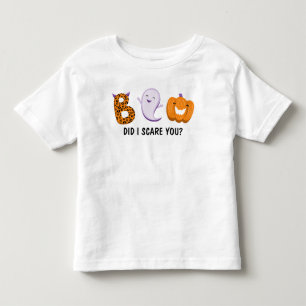 Lustiger Boo-Geist-Kürbis-Kinder-Halloween Kleinkind T-shirt