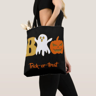 Lustiger Boo Halloween-Einkaufs-Tasche Tasche
