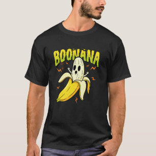 Lustiger Boonana-Geist Boo Banane Halloween Männer T-Shirt