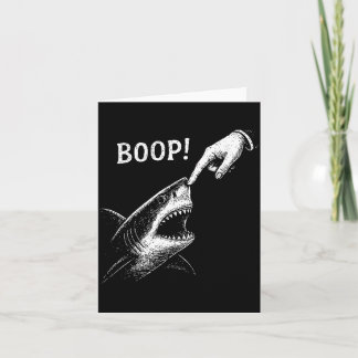 Lustiger Boop-Hai-Meme Lustiger Hai-Humor Karte