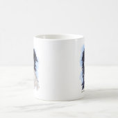 Lustiger Border Collie Cartoon Kaffeetasse (Mittel)