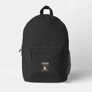 Lustiger Border Collie Liebt Hund Bedruckter Rucksack