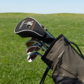 Lustiger Border Collie Liebt Hund Golf Headcover (In SItu)