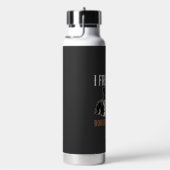 Lustiger Border Collie Liebt Hund Trinkflasche (rechts)
