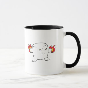 lustiger böser gerösteter Marshmallow Tasse