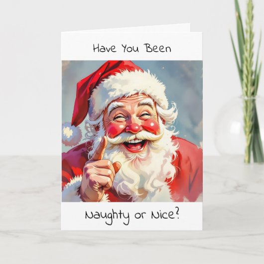 Lustiger Böser oder Netter Weihnachten (Vorderseite)