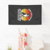 Lustiger Boston Terrier Retro-Hundeattitüde Banner (Insitu)