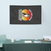 Lustiger Boston Terrier Retro-Hundeattitüde Banner (Messeveranstaltung)