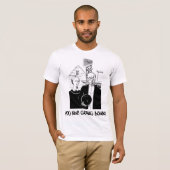 Lustiger Bowling gehen Sie unten! T-Shirt (Vorne ganz)