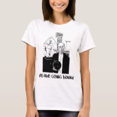 Lustiger Bowling gehen Sie unten! T-Shirt (Vorderseite)