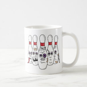 Lustiger Bowling Kaffeetasse