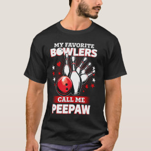 Lustiger Bowling-Kegelspieler Mein Lieblings-Kegel T-Shirt