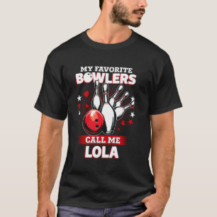 Lustiger Bowling-Kegler Mein Lieblingskegler nennt T-Shirt
