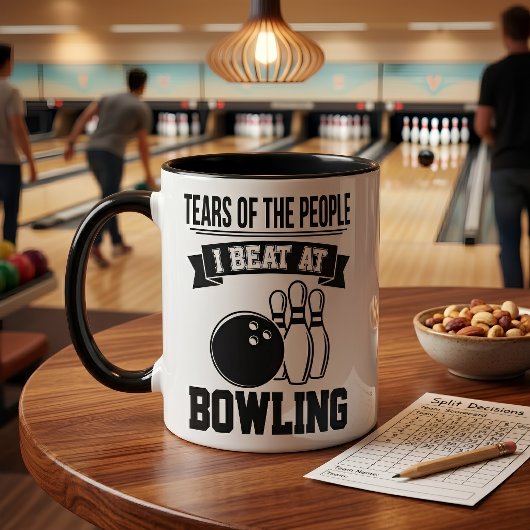 Lustiger Bowling-Mug Bowler-Geschenk Tasse