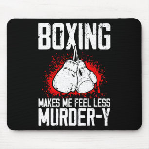 Lustiger Box-Kickboxer Savate Mma Martial Arts Kic Mousepad