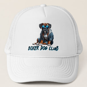 Lustiger Boxerhund Club Truckerkappe