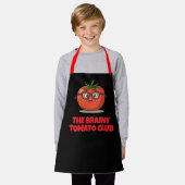Lustiger Brainy Tomato Club Schürze (Getragen)