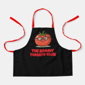 Lustiger Brainy Tomato Club Schürze (Vorderseite)