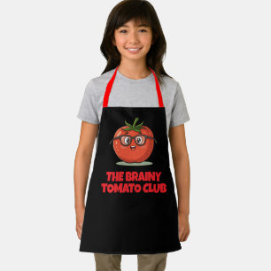 Lustiger Brainy Tomato Club Schürze