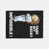Lustiger brasilianischer Jiu Jitsu Igel BJJ Fleecedecke (Vorderseite (Horizontal))