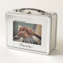 Lustiger brauner Hund Computer Woofter Haustier Ko