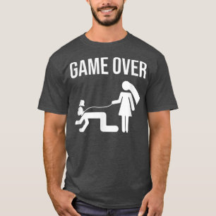 Lustiger Braut Bräutigam Junggeselle Junggesellinn T-Shirt