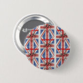Lustiger britischer Akzent Button (Vorne & Hinten)