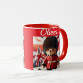 Lustiger britischer Becher Tasse (VorderseiteRechts)